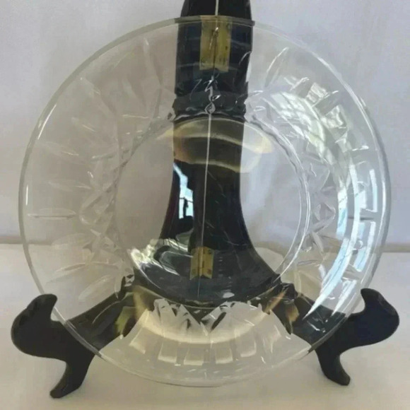 Vintage 1980s Rogaska Crystal ‘Vogue’ Salad Plates, Set of 6 Plates - Picture 3 of 5